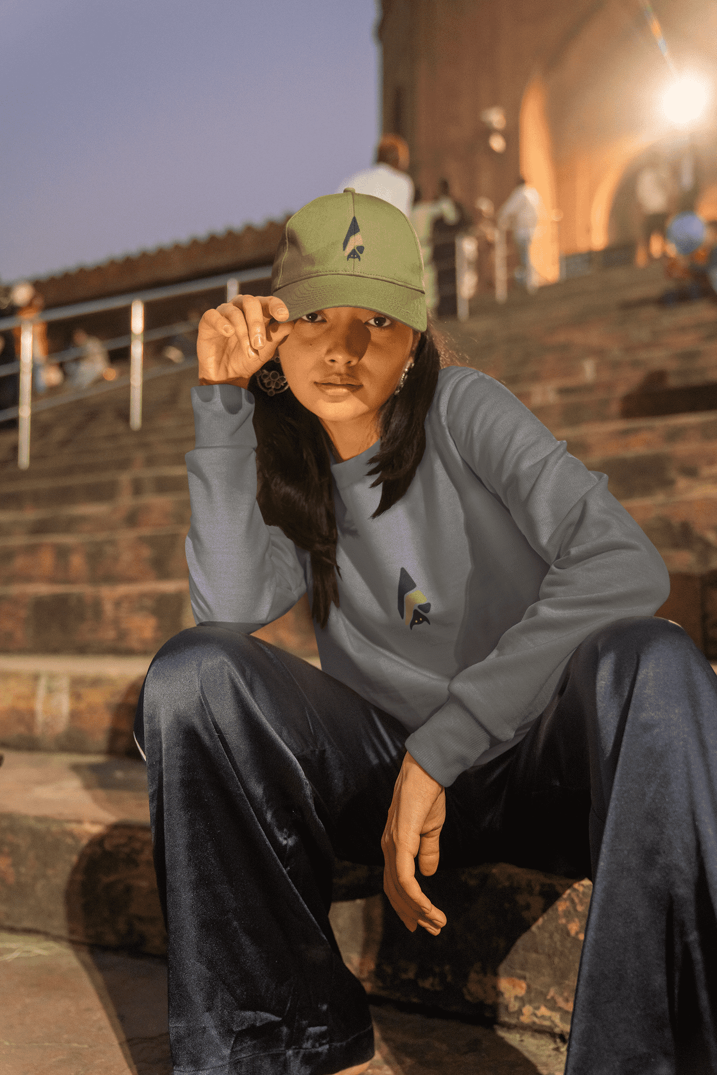 sweatshirt-hat-Olive sweatshirt hat Olive